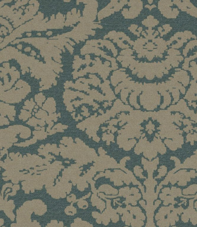 Chalfield Damask Fabric / Persian - Just Fabrics