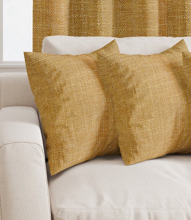 Hearthstone Fabric / Ochre - Just Fabrics