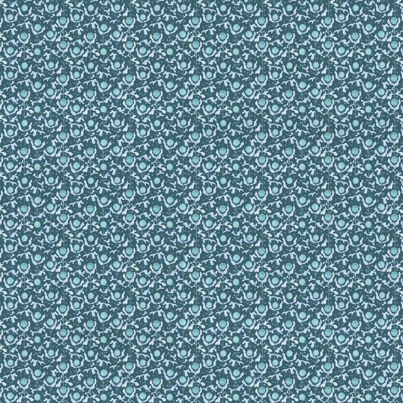 Mariani Fabric / Teal - Just Fabrics