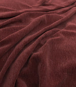 Ripley Chenille FR Fabric / Madder - Just Fabrics