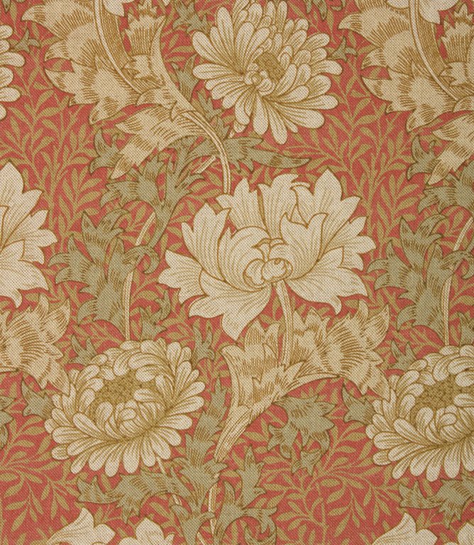 Ethel Fabric / Soft Red - Just Fabrics