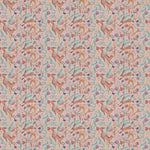 Leaping Into The Fauna Fabric / Blush - Just Fabrics