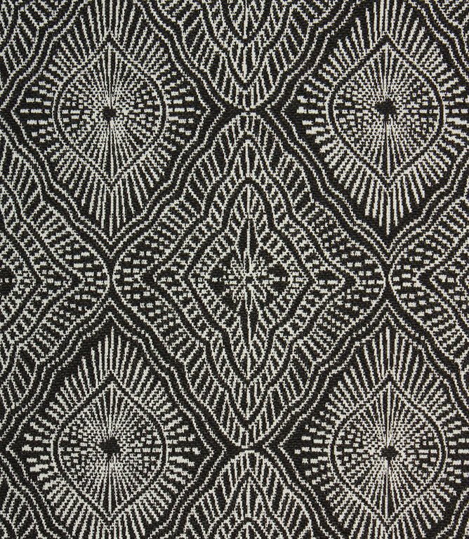 Toledo Fabric / Blanc / Noir - Just Fabrics