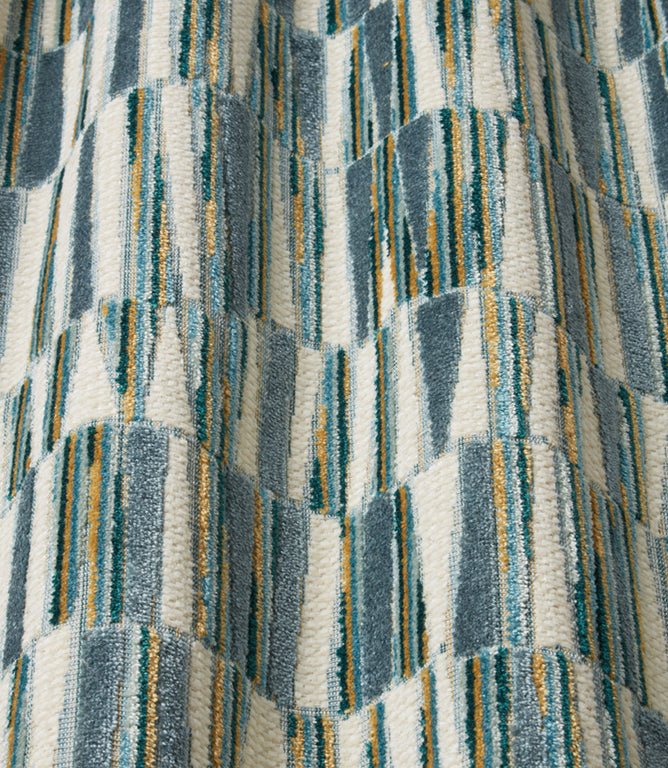 Kaleido Fabric / Teal - Just Fabrics