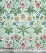 Daisy Outdoor Fabric / Duck Egg - Just Fabrics
