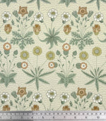 Daisy Outdoor Fabric / Pebble - Just Fabrics