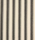 JF Ticking Fabric / Black - Just Fabrics
