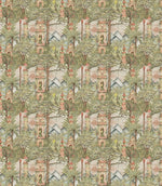 Eden Ruins Fabric / Green - Just Fabrics