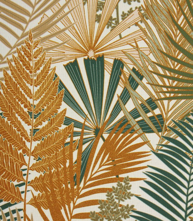 Fern Outdoor Fabric / Khaki - Just Fabrics