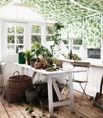 Hedera Fabric / Green - Just Fabrics