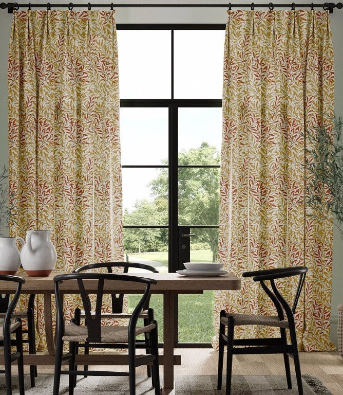 Willow Boughs Fabric / Russet / Ochre - Just Fabrics