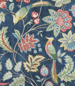 Chanterelle Fabric / Navy - Just Fabrics