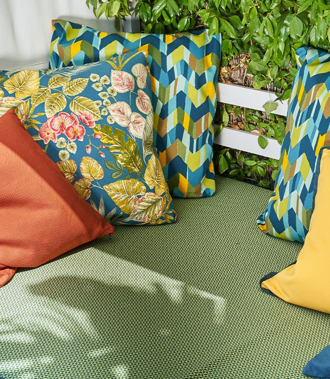 Trio Outdoor Fabric / Cielo - Just Fabrics