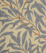 Boughs Wide Fabric / Blue - Just Fabrics