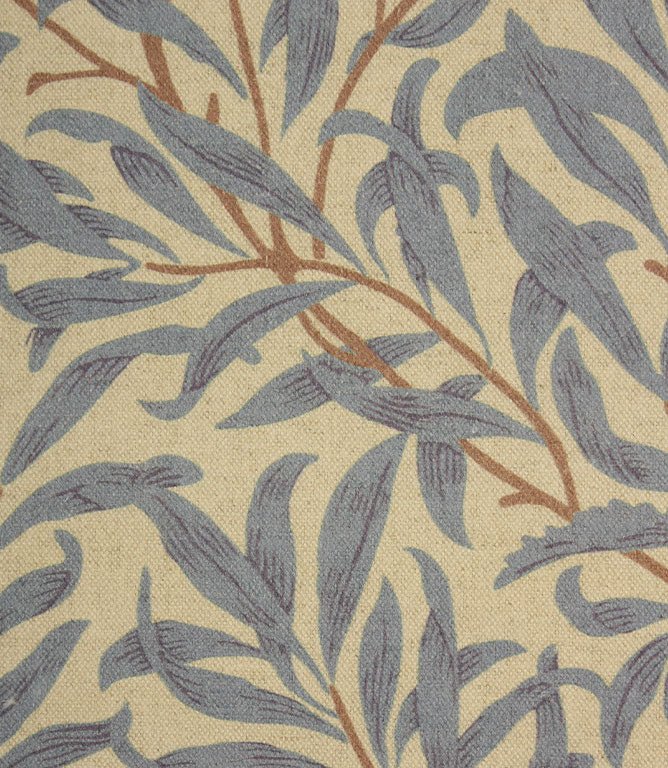 Boughs Wide Fabric / Blue - Just Fabrics