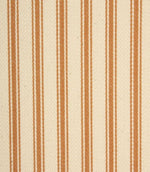 JF Ticking Fabric / Burnt Orange - Just Fabrics