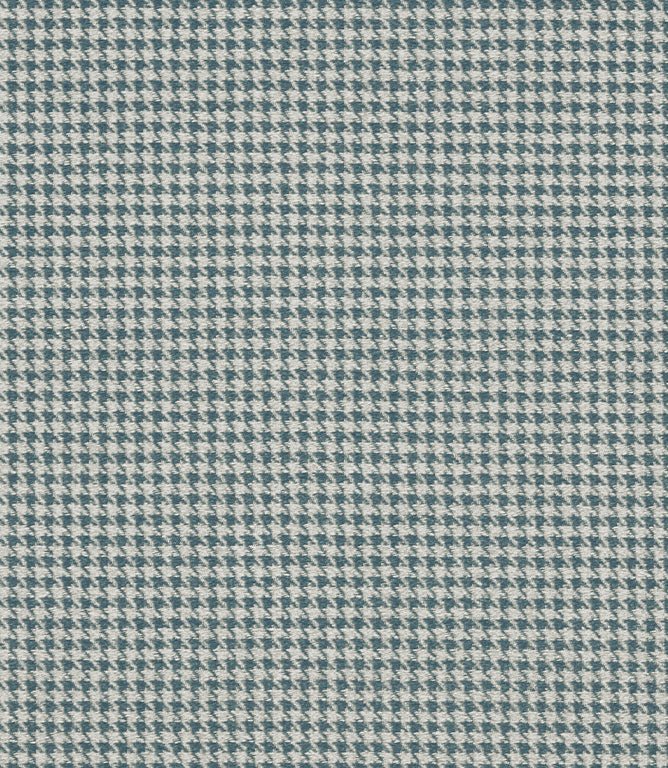 Houndstooth FR Fabric / Ocean - Just Fabrics
