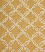 Hedgerow Tile Fabric / Ochre - Just Fabrics