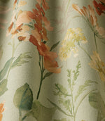 Wild Garden Linen Fabric / Sage - Just Fabrics