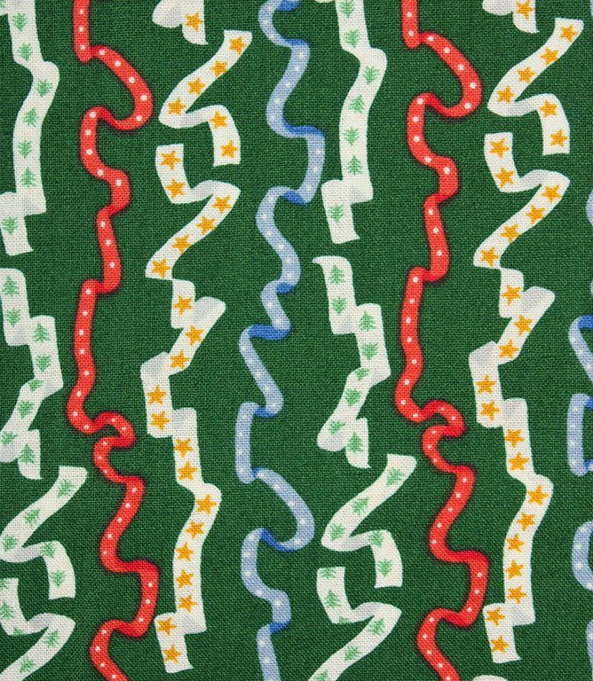 All Wrapped Up Fabric / Green - Just Fabrics