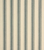 JF Ticking Fabric / Teal - Just Fabrics