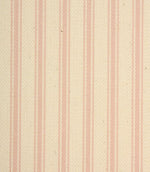 JF Ticking Fabric / Pink - Just Fabrics