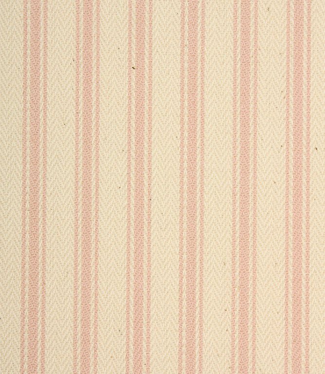 JF Ticking Fabric / Pink - Just Fabrics