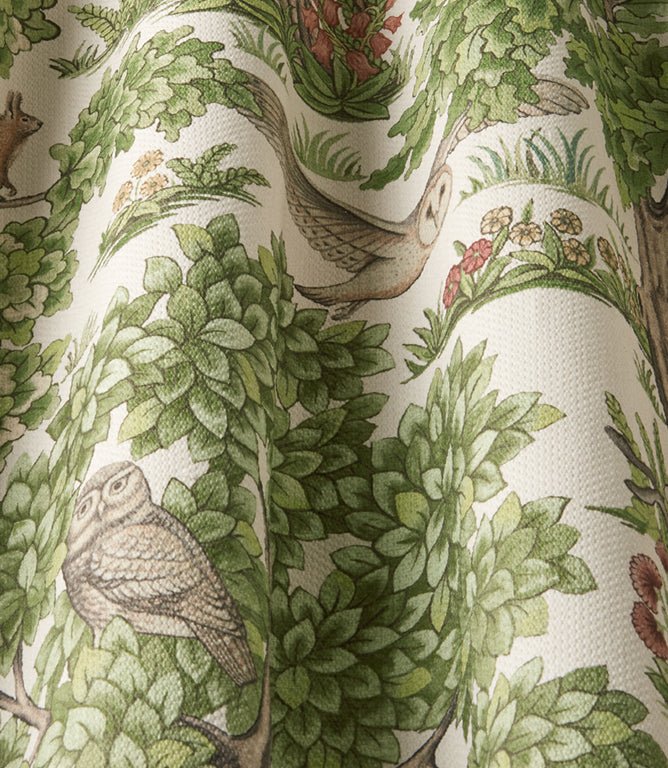 Woodland Retreat Fabric / Sage - Just Fabrics