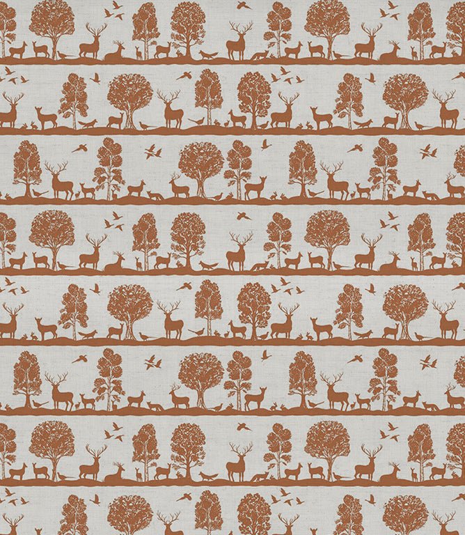 Cairngorms Fabric / Rust - Just Fabrics