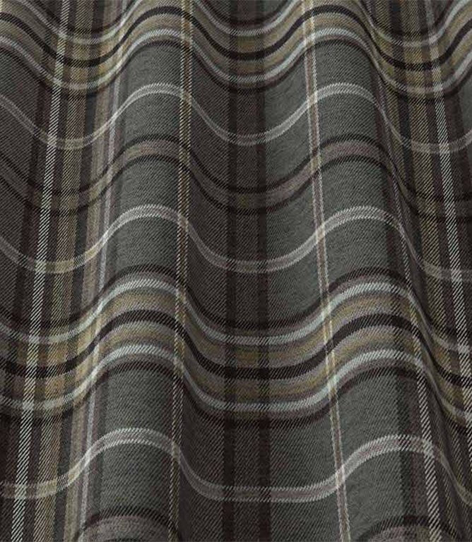 Braemar FR Fabric / Charcoal - Just Fabrics