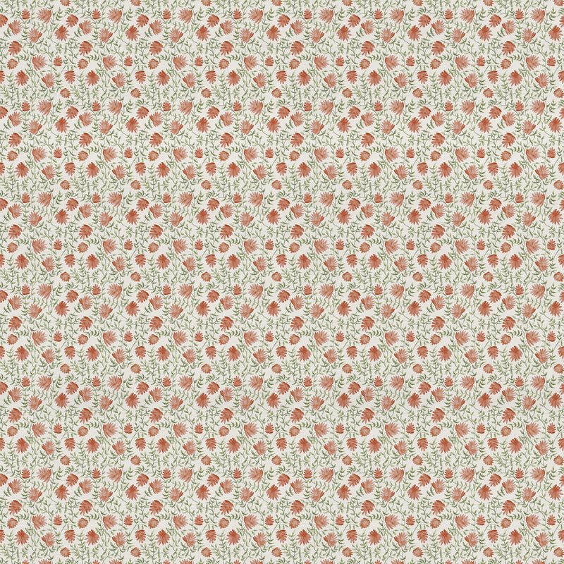 Elai Fabric / Terracotta - Just Fabrics