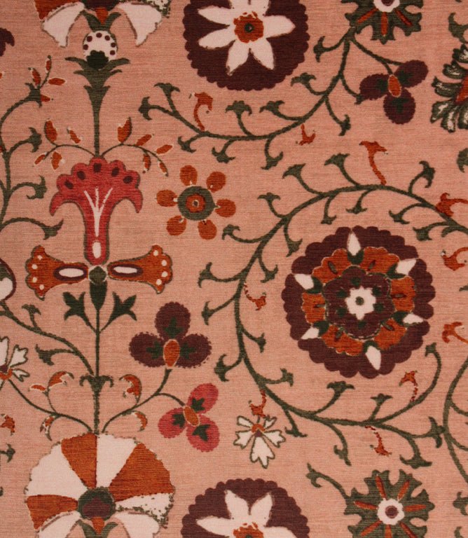 Serai Velvet Fabric / Blush - Just Fabrics