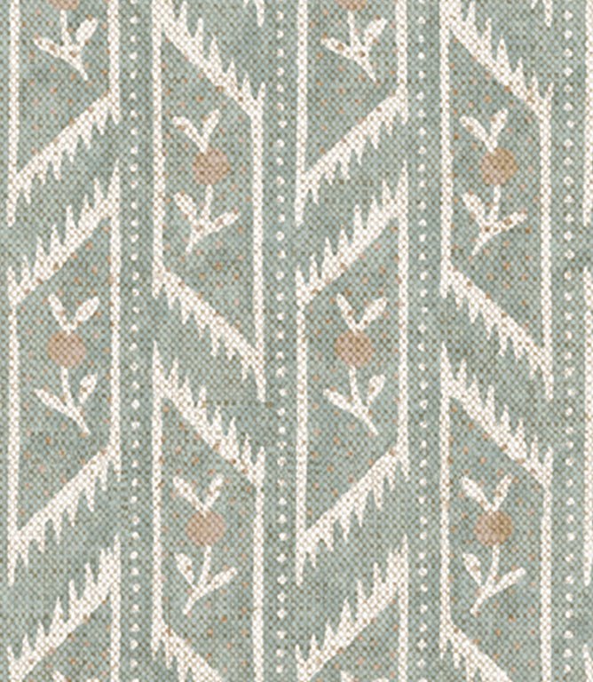 Meadow Path Fabric / Duck Egg - Just Fabrics