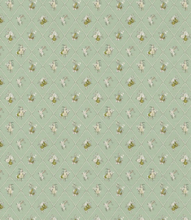 Pear Trellis Fabric / Verdure - Just Fabrics