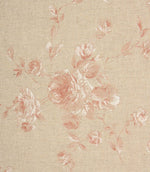 Vintage Floral Fabric / Red - Just Fabrics
