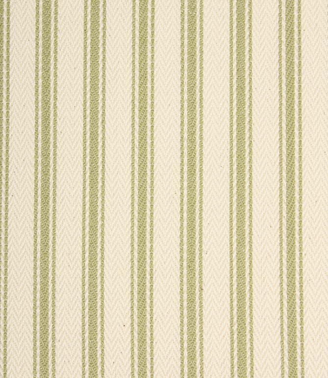 JF Ticking Fabric / Sage - Just Fabrics