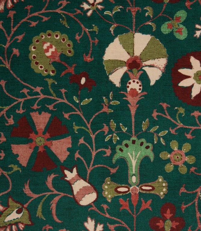 Serai Velvet Fabric / Mallard - Just Fabrics