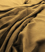 Laundered Linen Fabric / Saffron - Just Fabrics