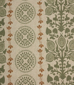 Novelli Fabric / Olive Green / Hazelnut - Just Fabrics