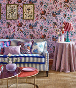 Ribbon Stripe Fabric / Lapis - Just Fabrics