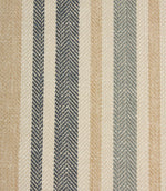 Bourton Stripe Fabric / Indigo - Just Fabrics