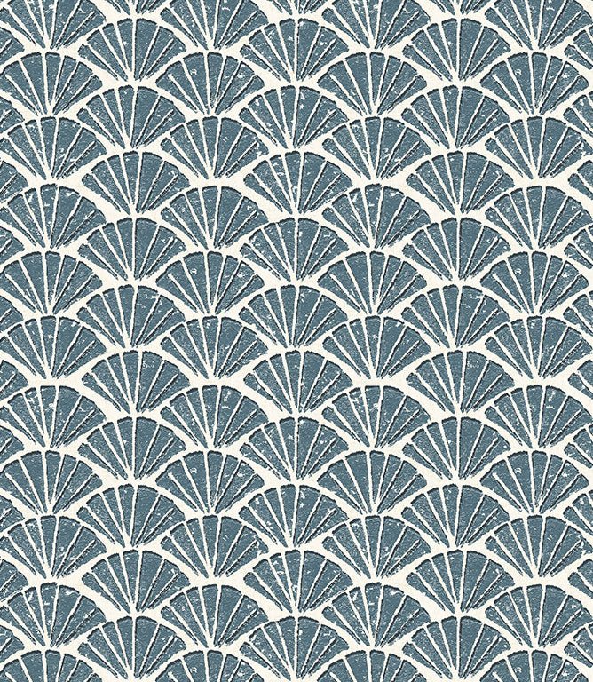 Ayumi FR Fabric / Slate Blue - Just Fabrics