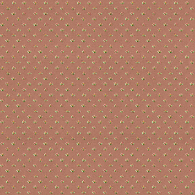 Raja Fabric / Terracotta - Just Fabrics