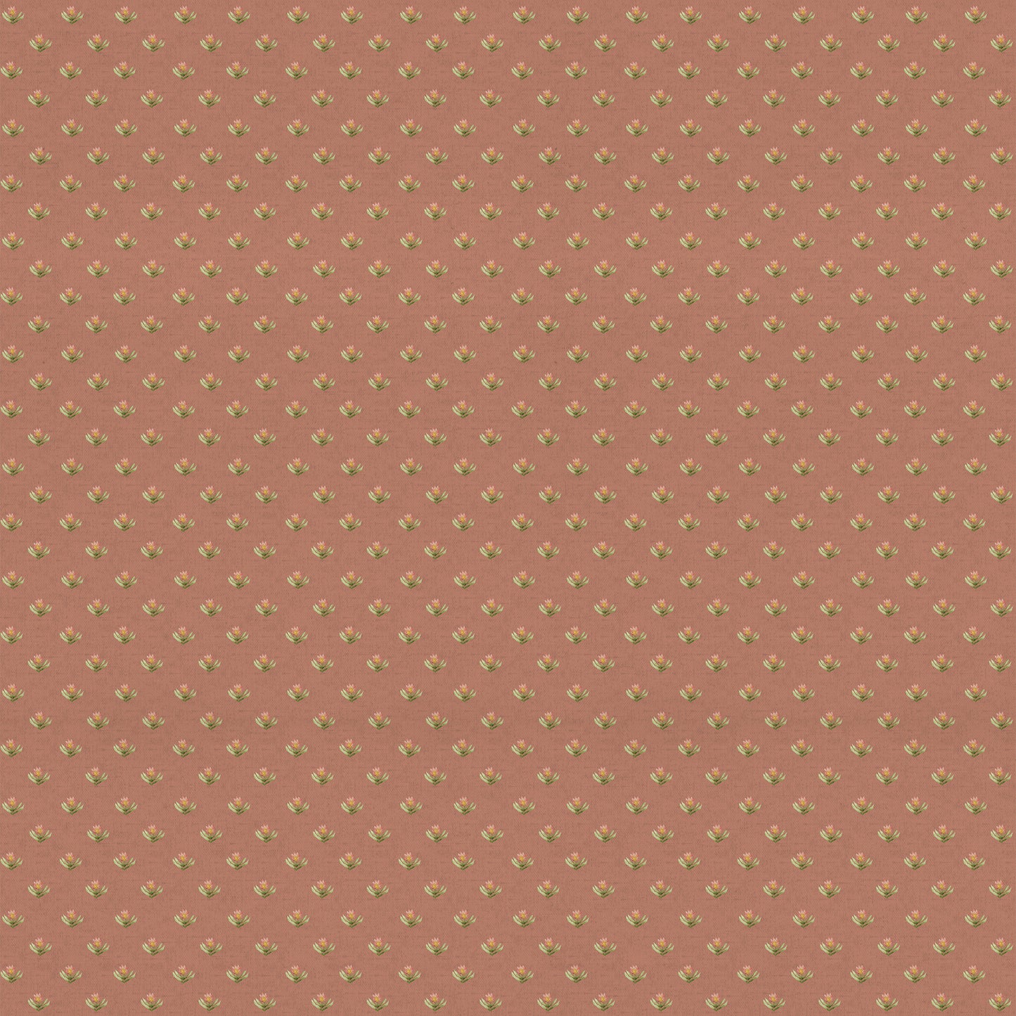 Raja Fabric / Terracotta - Just Fabrics