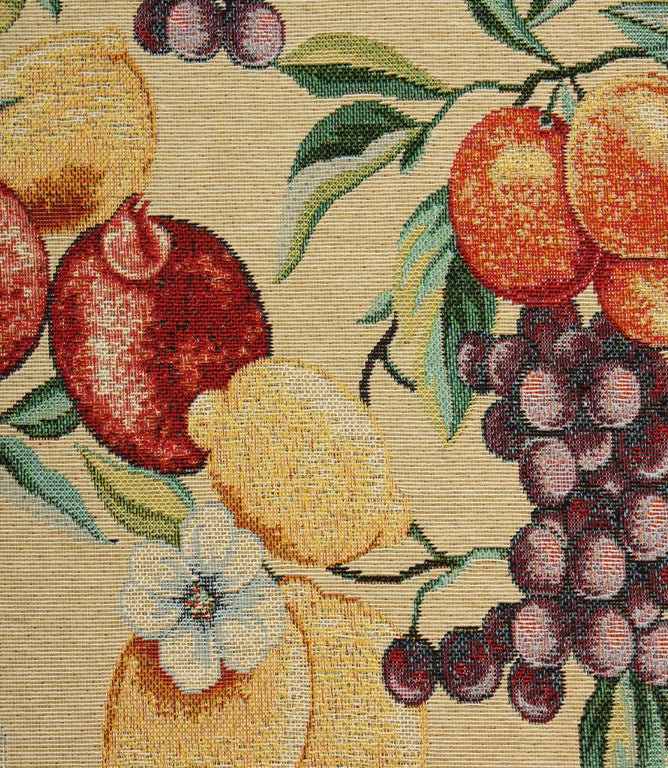 Citrina Tapestry Fabric / Natural - Just Fabrics