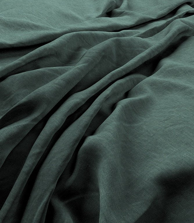 Laundered Linen Fabric / Juniper - Just Fabrics