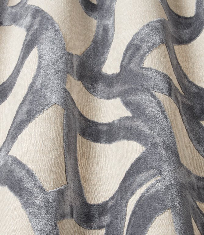 Orbit Fabric / Slate Blue - Just Fabrics