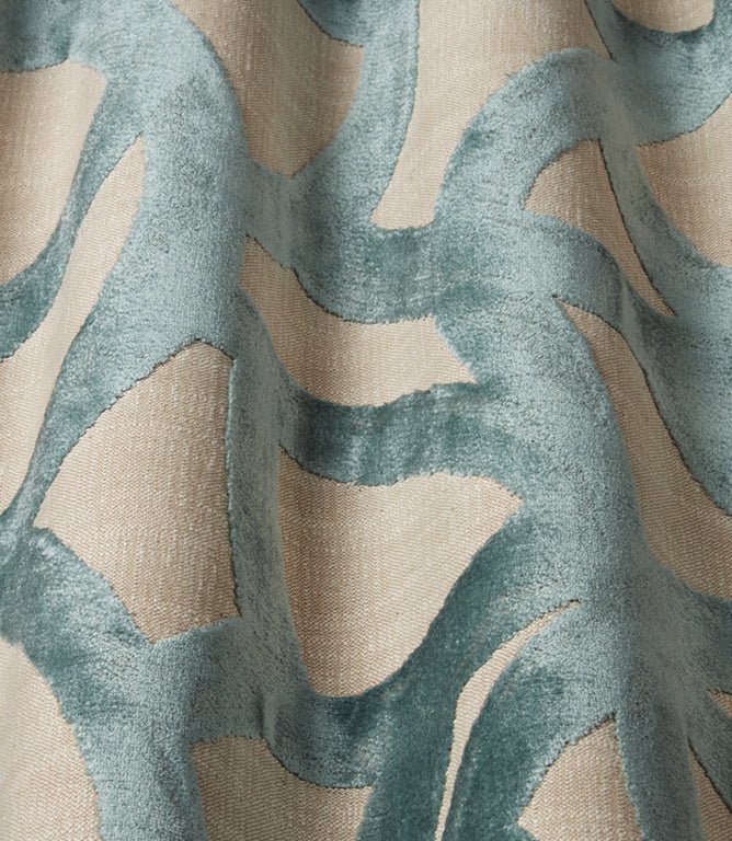 Orbit Fabric / Azure - Just Fabrics