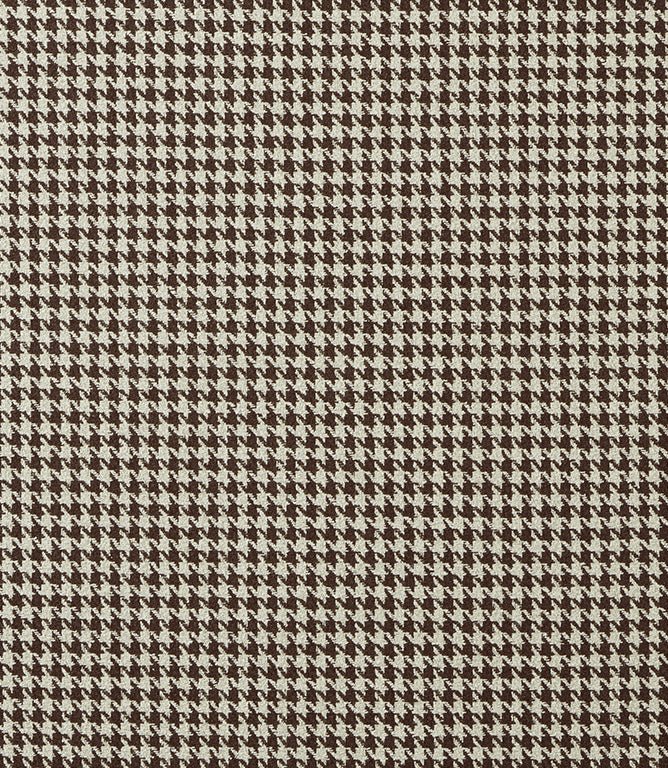 Houndstooth FR Fabric / Chocolate - Just Fabrics