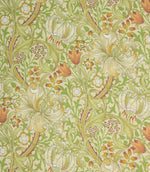 Golden Lily Outdoor Fabric / Willow - Just Fabrics